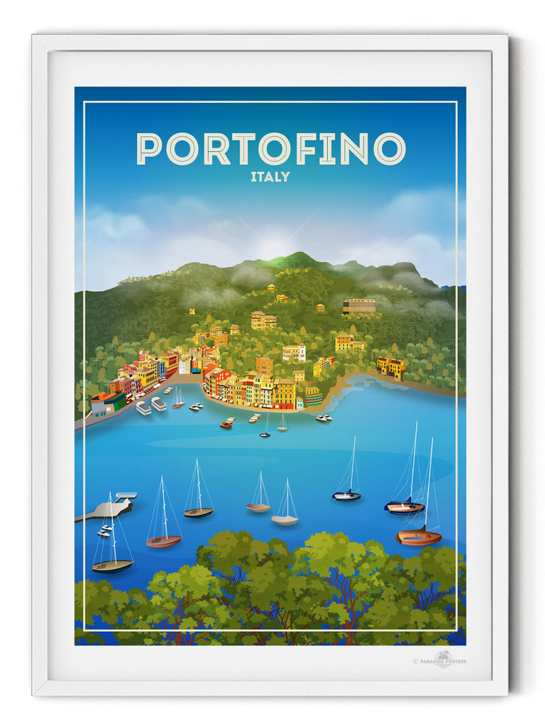 Portofino Italy Poster Print Italy Portofino