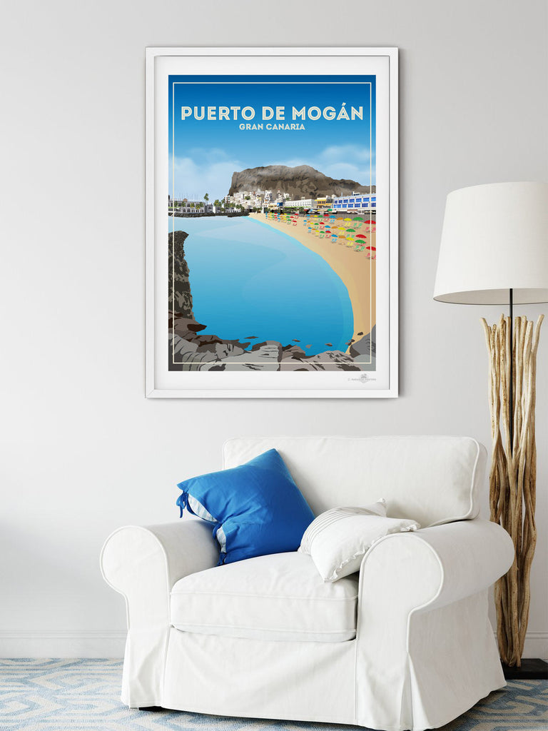 Puerto De Mogan Poster Print Asia Canary Islands Gran Canaria Puerto de Mogan