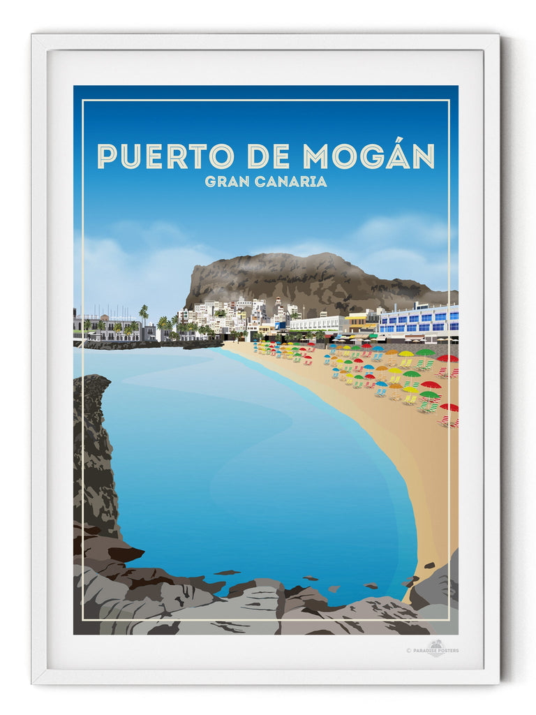 Puerto De Mogan Poster Print Canary Islands Gran Canaria Puerto de Mogan