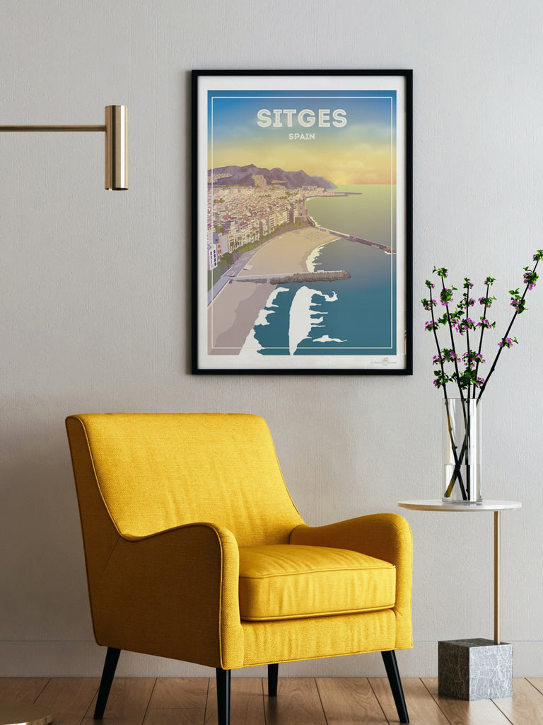 Sitges Spain Poster Print Spain