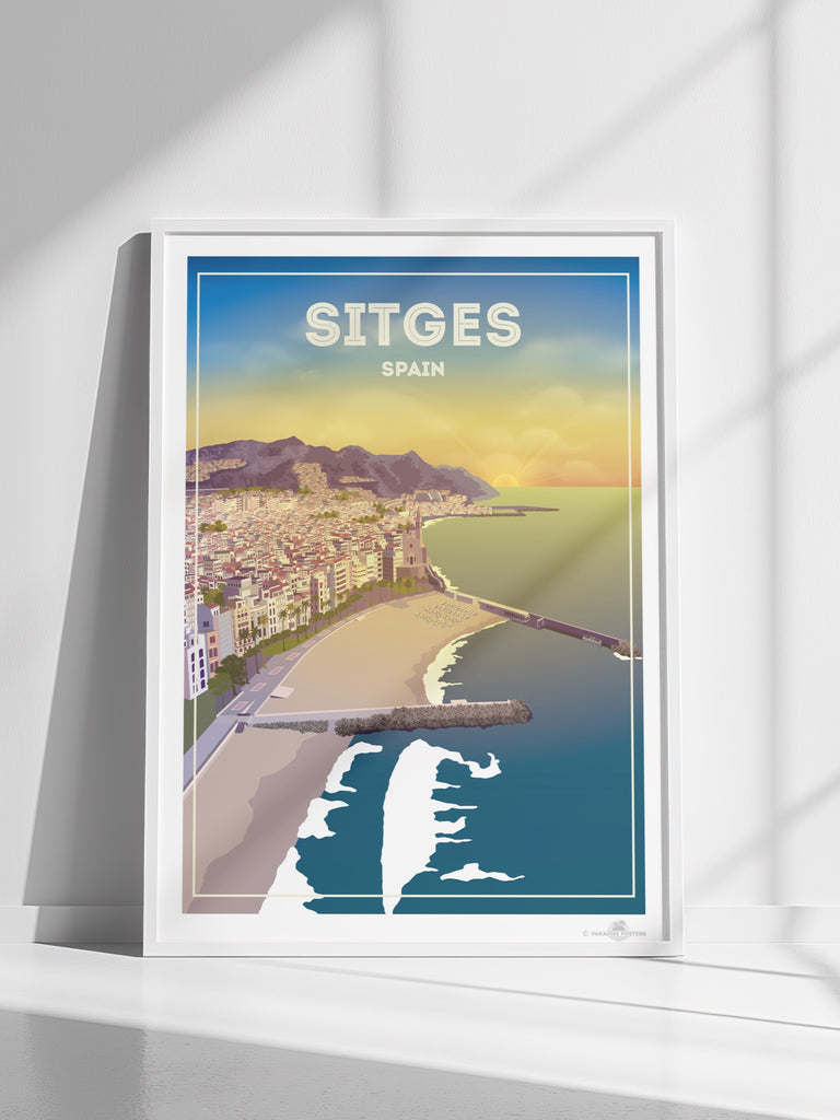 Sitges Spain Poster Print Spain