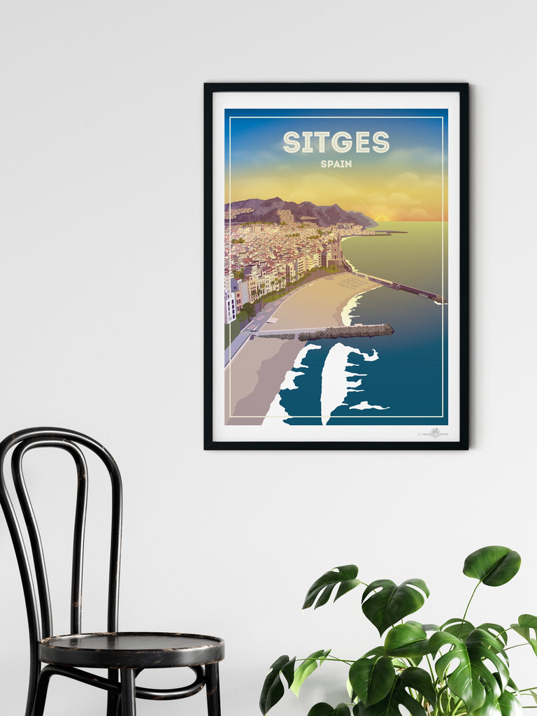 Sitges Spain Poster Print Spain