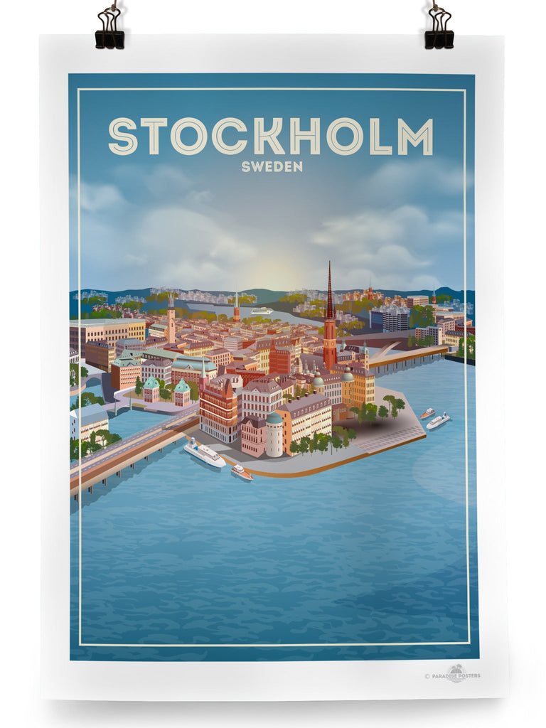 Stockholm Sweden Poster Print Stockholm Sweden