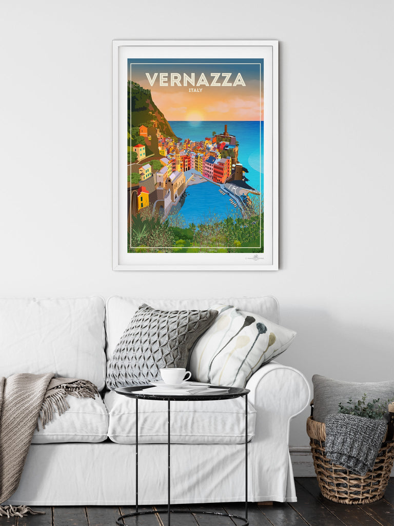 Vernazza Italy Poster Print Italy Vernazza