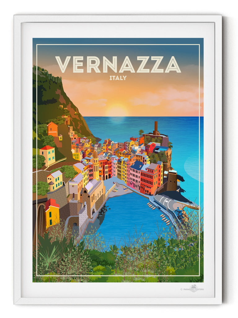 Vernazza Italy Poster Print Europe Italy Vernazza