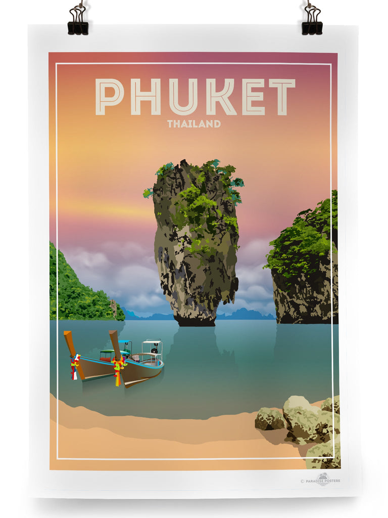 Phuket Thailand Poster Print Asia hello Phuket Thailand