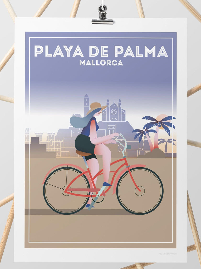Playa De Palma Mallorca Poster Print Spain