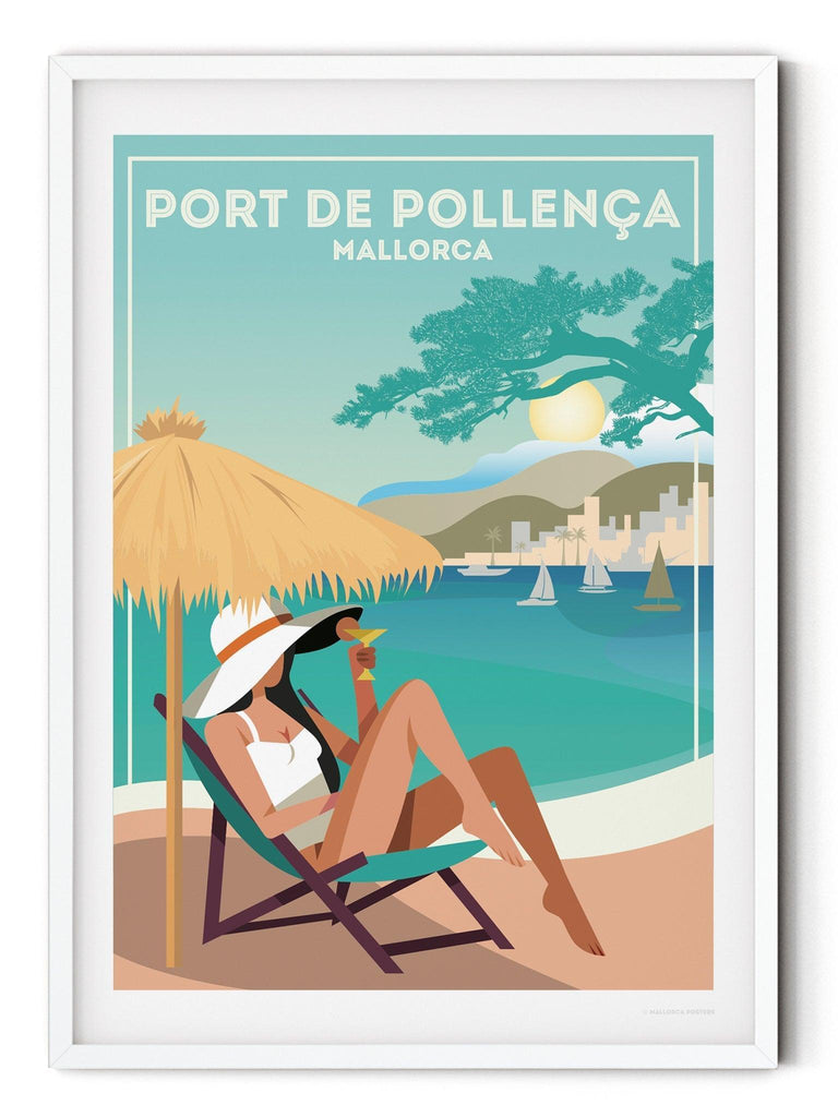 Port De Pollenca Mallorca Poster Print Spain