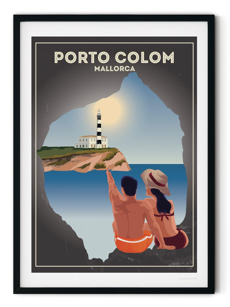 Porto Colom Mallorca Poster Print Spain