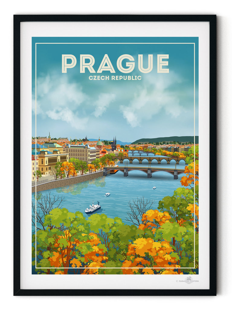 Prague Czech Republic Poster Print Czech Republic Europe Prague