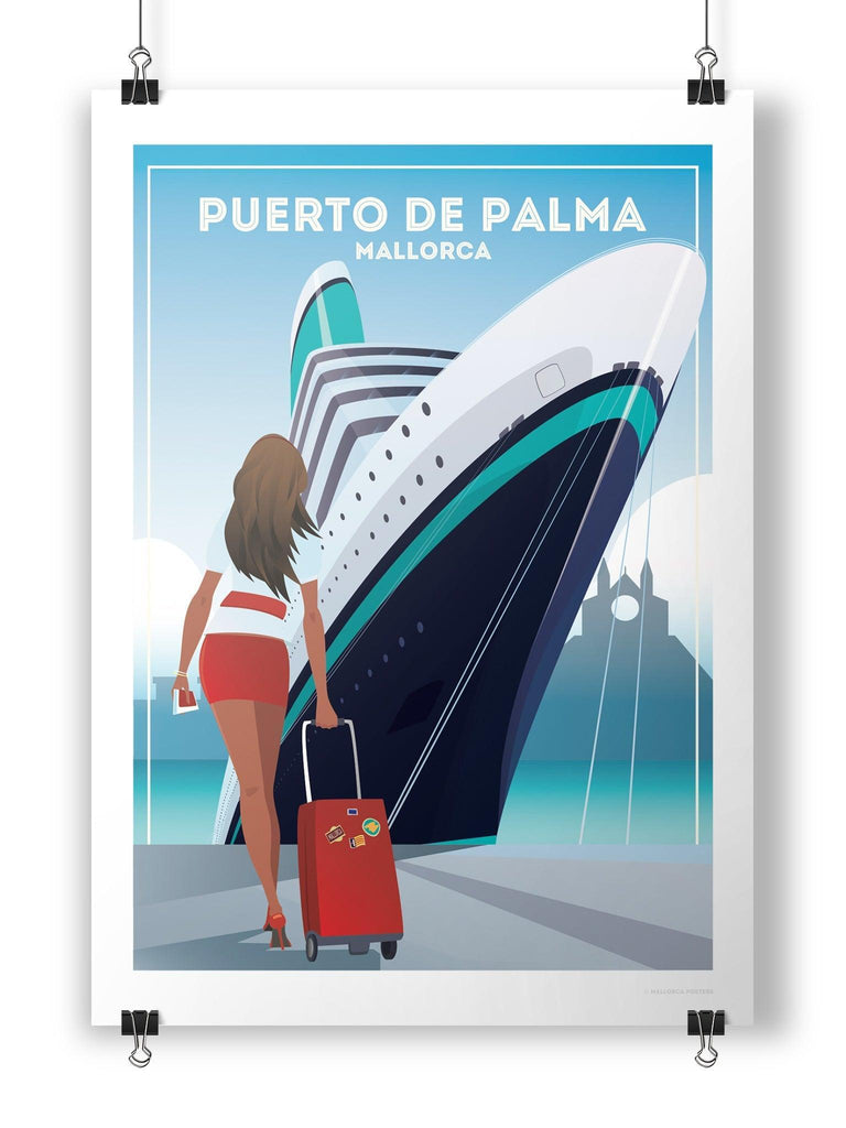 Puerto De Palma Mallorca Poster Print Spain