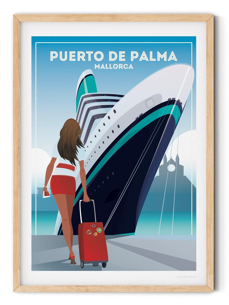 Puerto De Palma Mallorca Poster Print Spain
