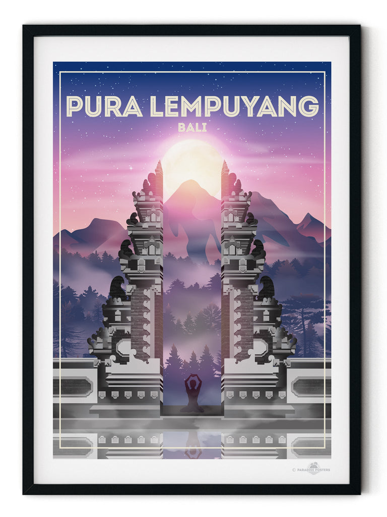 Pura Lempuyang Bali Poster Print Asia Bali Pura Lempuyang