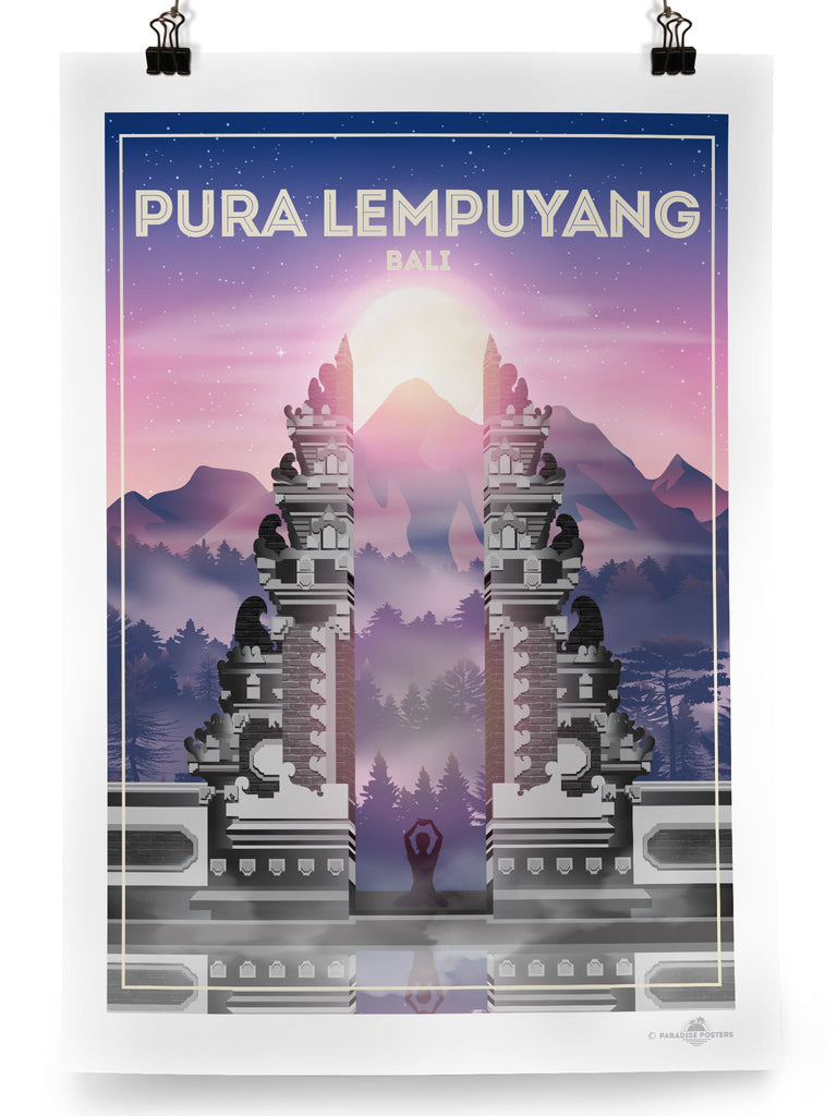 Pura Lempuyang Bali Poster Print Bali Pura Lempuyang