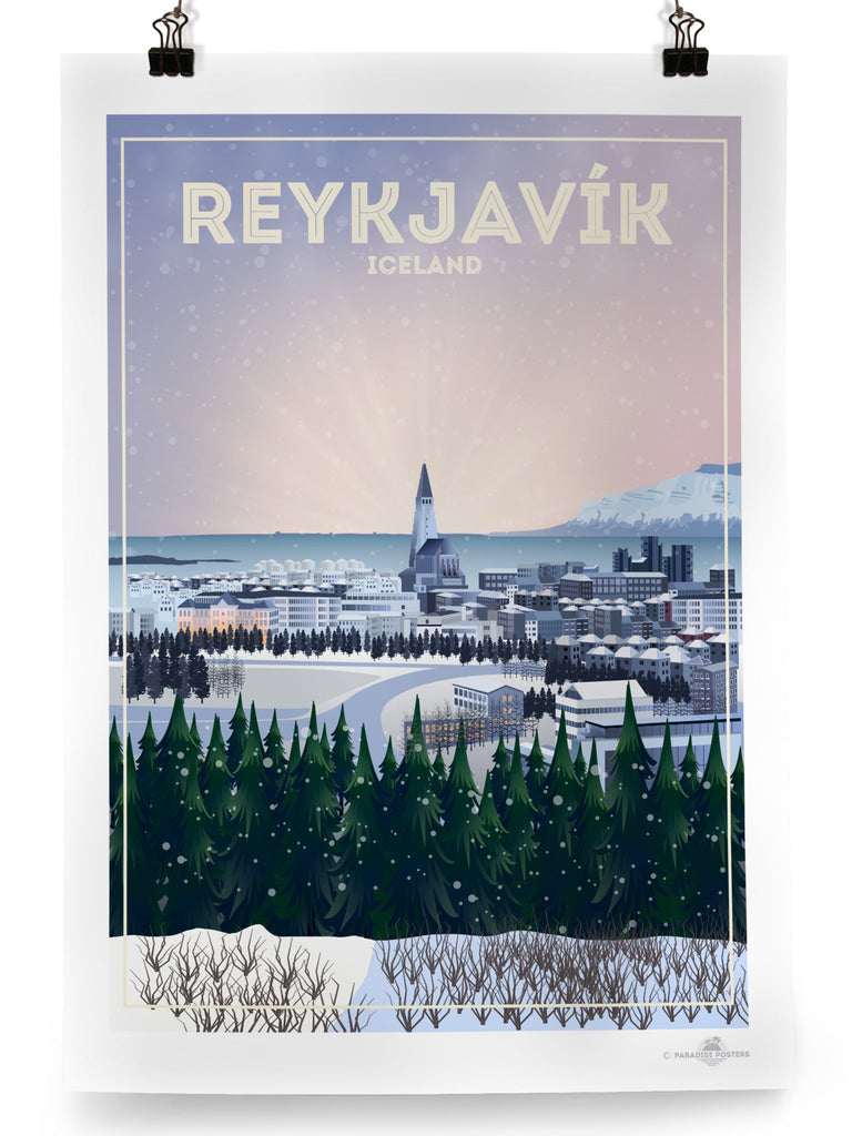 Reykjavik Iceland Poster Print Europe Iceland Reykjavií�k