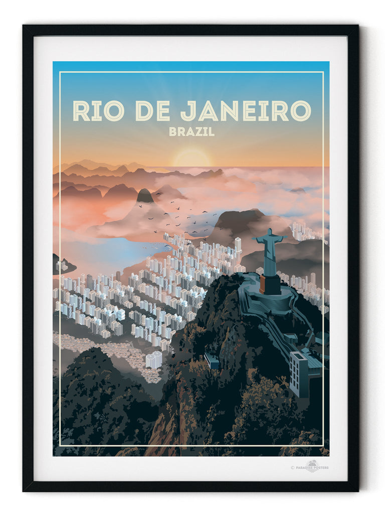 Rio De Janeiro Brazil Poster Print Brazil Europe hello Rio Rio De Janeiro south america