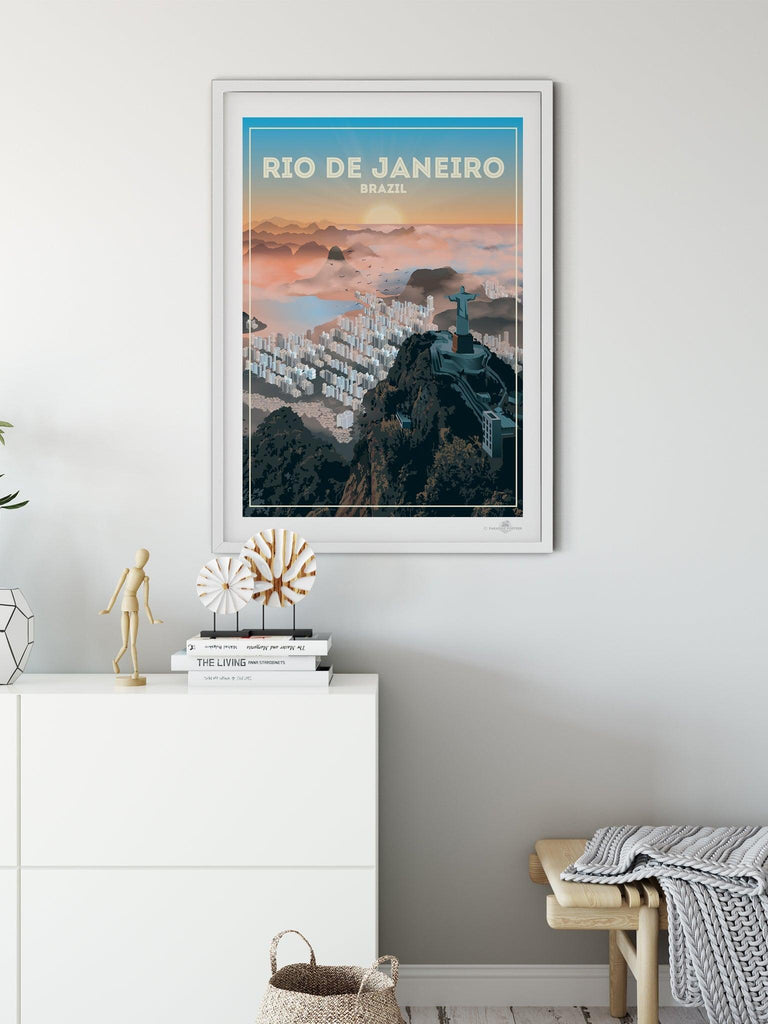 Posters De Rios Rio de Janeiro Brazil Travel Poster Print – Paradise Posters
