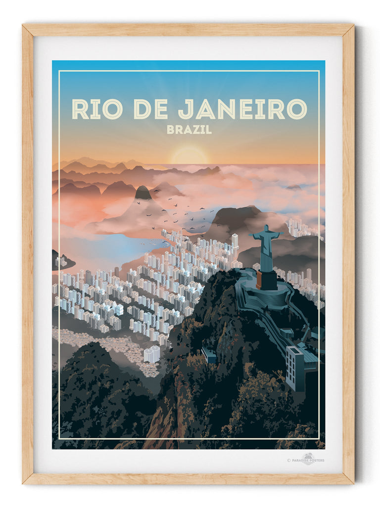 Rio De Janeiro Brazil Poster Print Brazil Europe hello Rio Rio De Janeiro south america