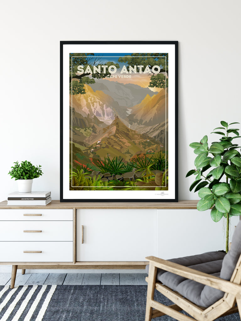 Santo Antao Cape Verde Poster Print Cape Verde Santo Antao