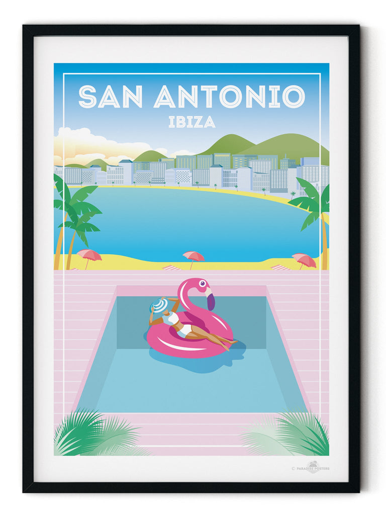 San Antonio Ibiza Poster Print Ibiza San Antonio Spain