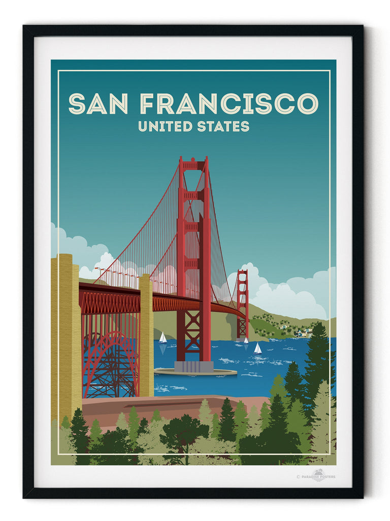 San Francisco Poster Print America California San Francisco United States