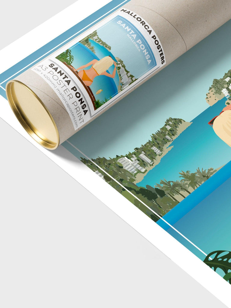 Santa Ponsa Mallorca Poster Print