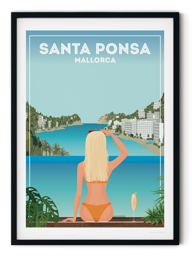 Santa Ponsa Mallorca Poster Print