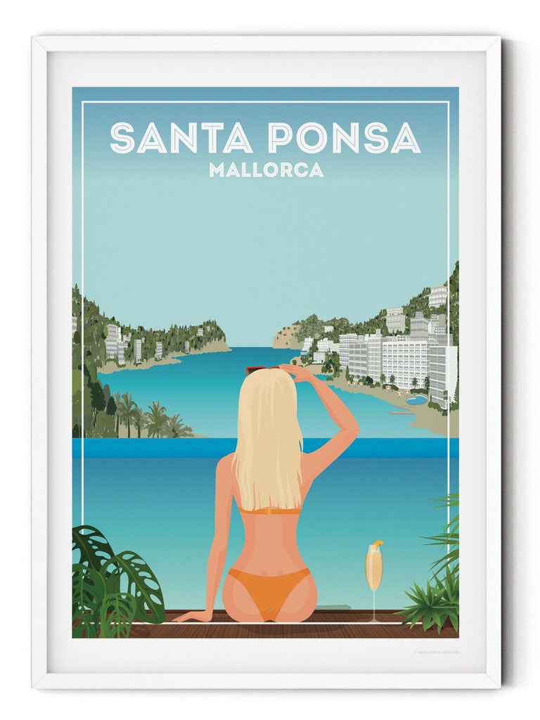 Santa Ponsa Mallorca Poster Print