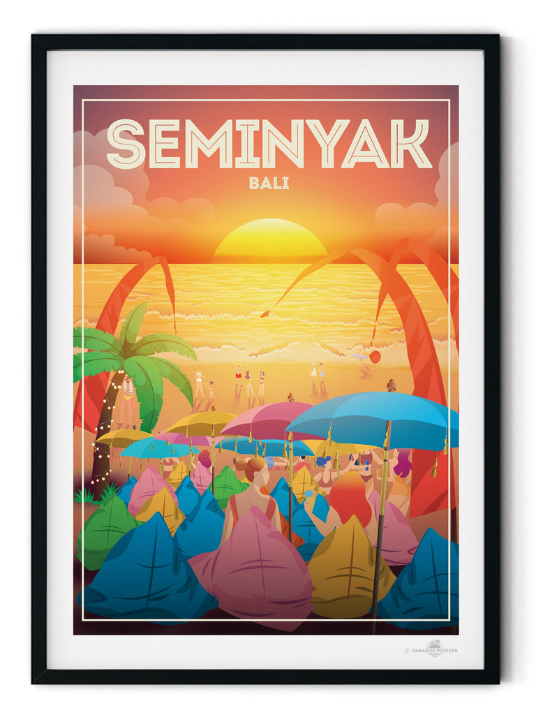 Seminyak Bali Poster Print Bali Seminyak