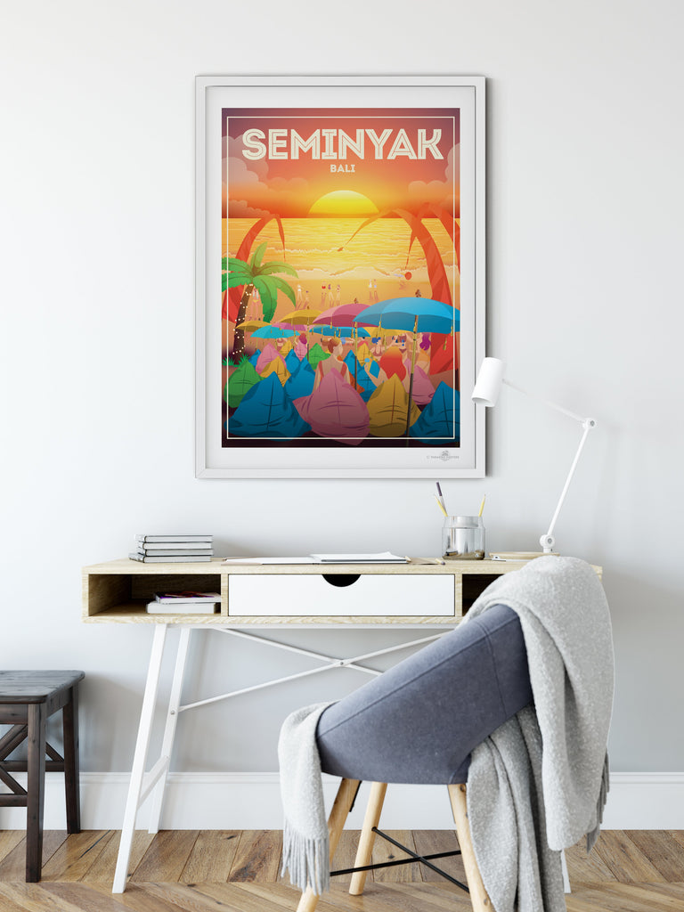 Seminyak Bali Poster Print Bali Seminyak