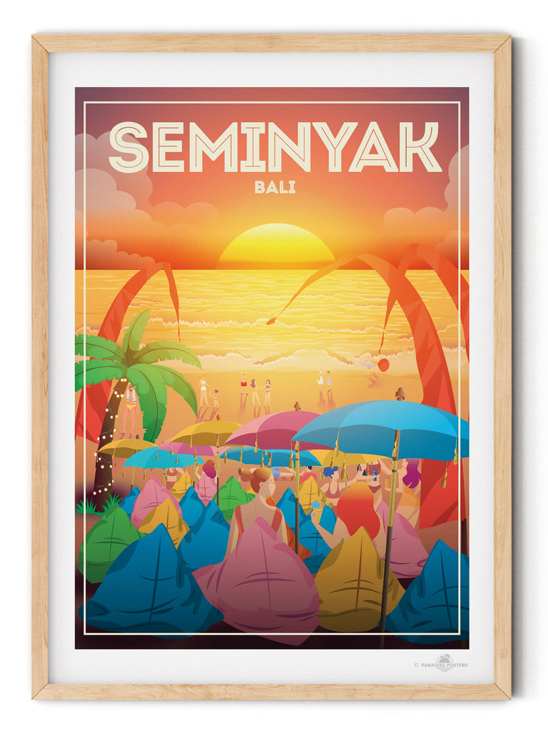 Seminyak Bali Poster Print Bali Seminyak