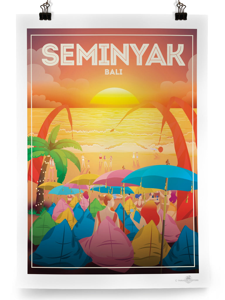 Seminyak Bali Poster Print Bali Seminyak