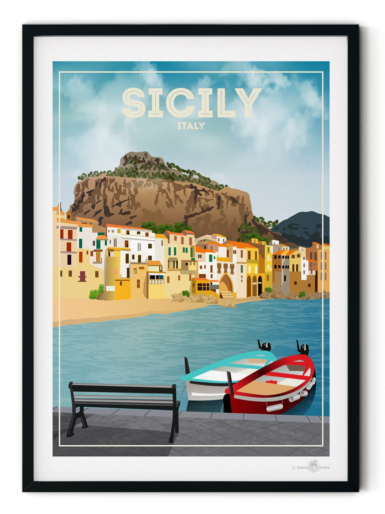 Sicily Italy Poster Print Italy Sicily