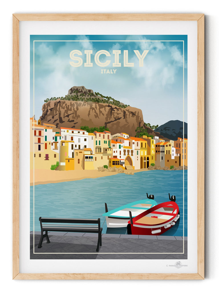 Sicily Italy Poster Print Italy Sicily