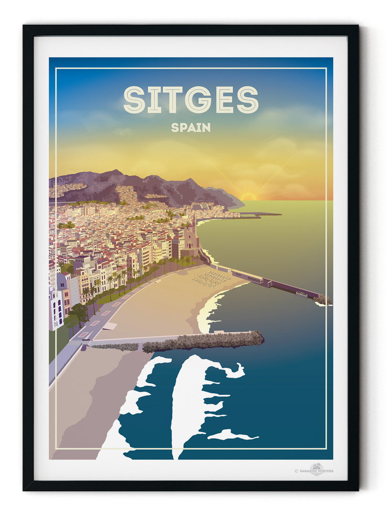 Sitges Spain Poster Print Spain