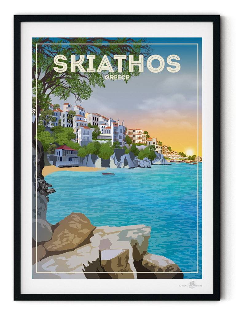 Skiathos Greece Poster Print Greece