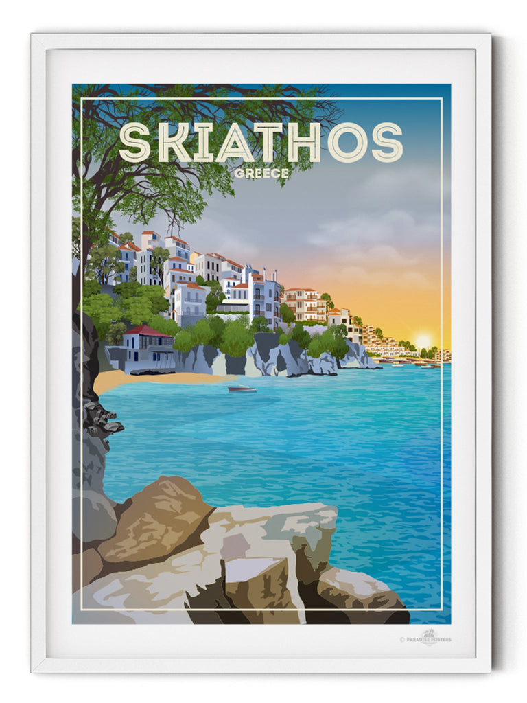 Skiathos Greece Poster Print Greece