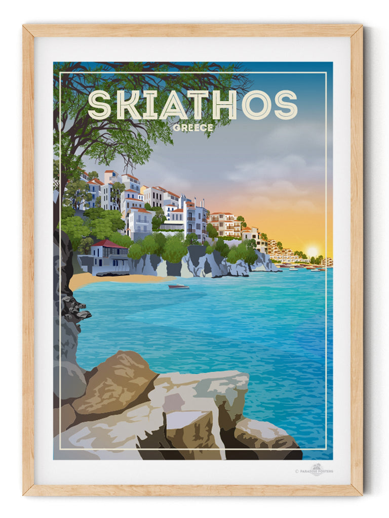 Skiathos Greece Poster Print Greece