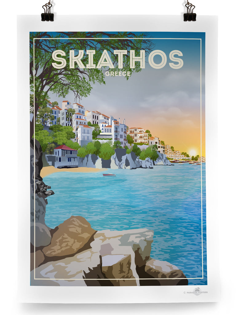 Skiathos Greece Poster Print Greece