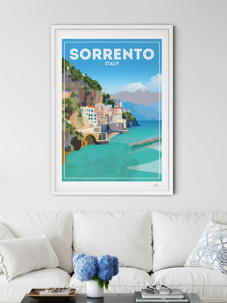 Sorrento Italy Poster Print Europe hello Italy