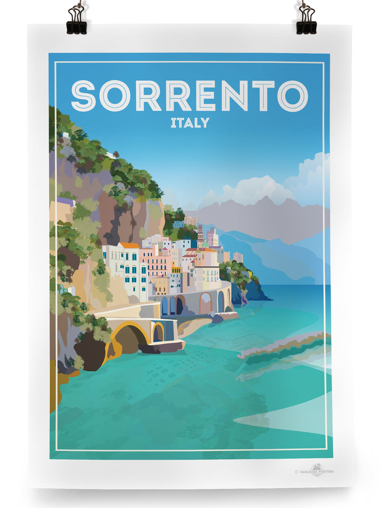 Sorrento Italy Poster Print Europe hello Italy