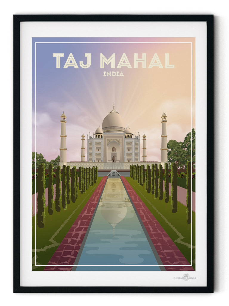 Taj Mahal India Poster Print Asia India Taj Mahal