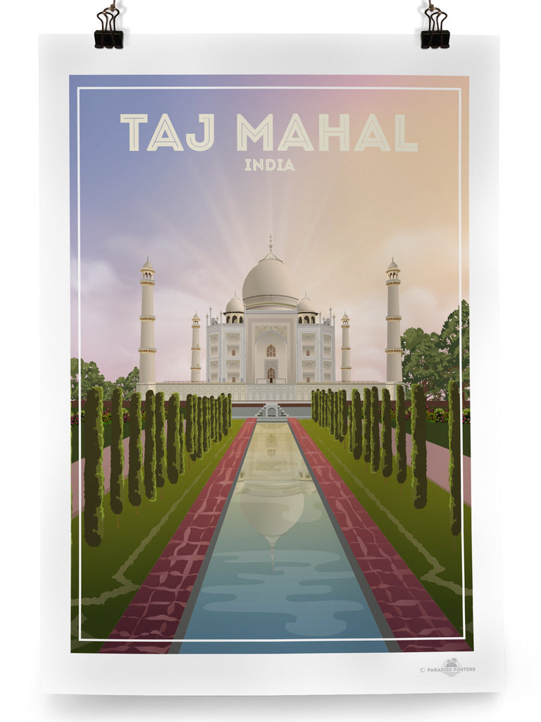 Taj Mahal India Poster Print Asia India Taj Mahal