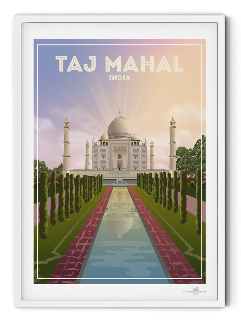 Taj Mahal India Poster Print Asia India Taj Mahal