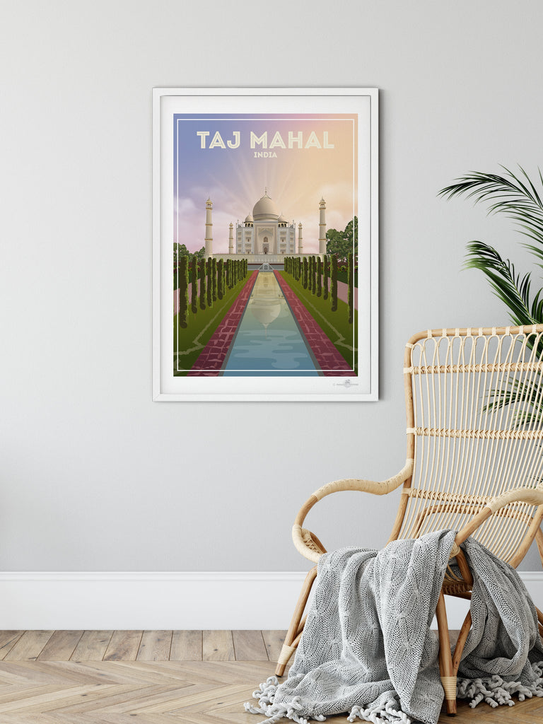 Taj Mahal India Poster Print Asia India Taj Mahal