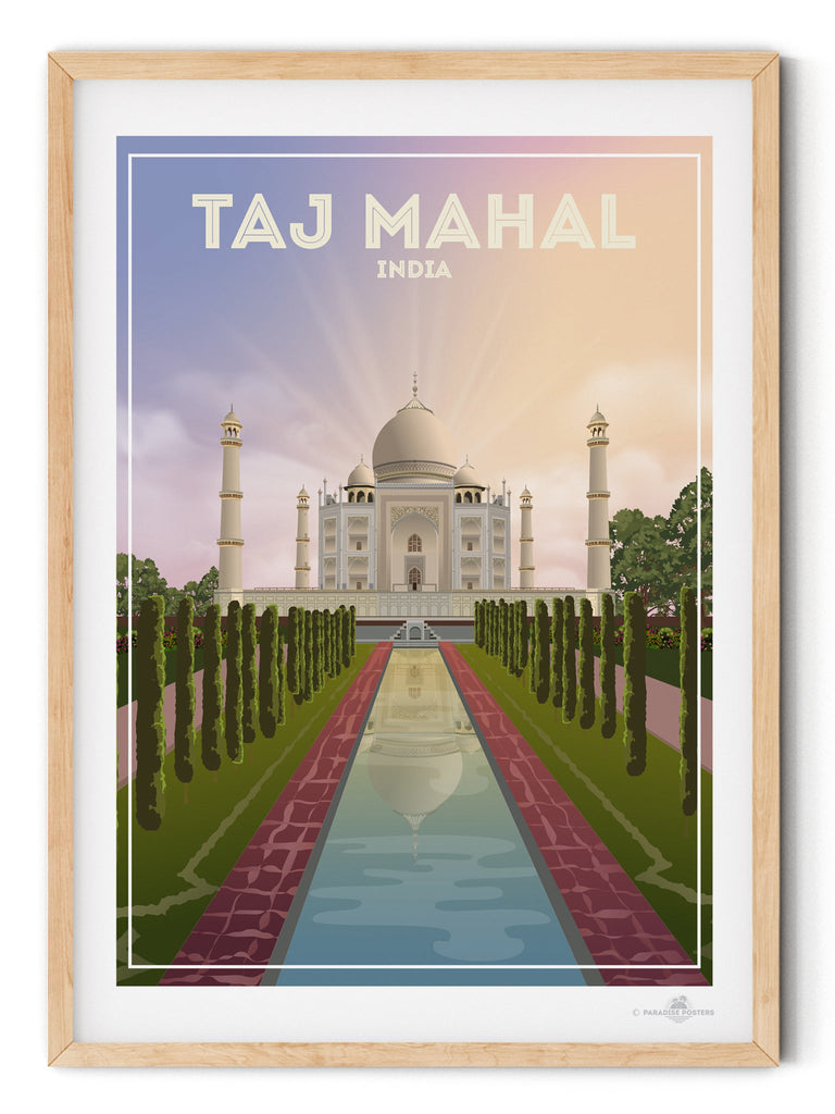 Taj Mahal India Poster Print Asia India Taj Mahal