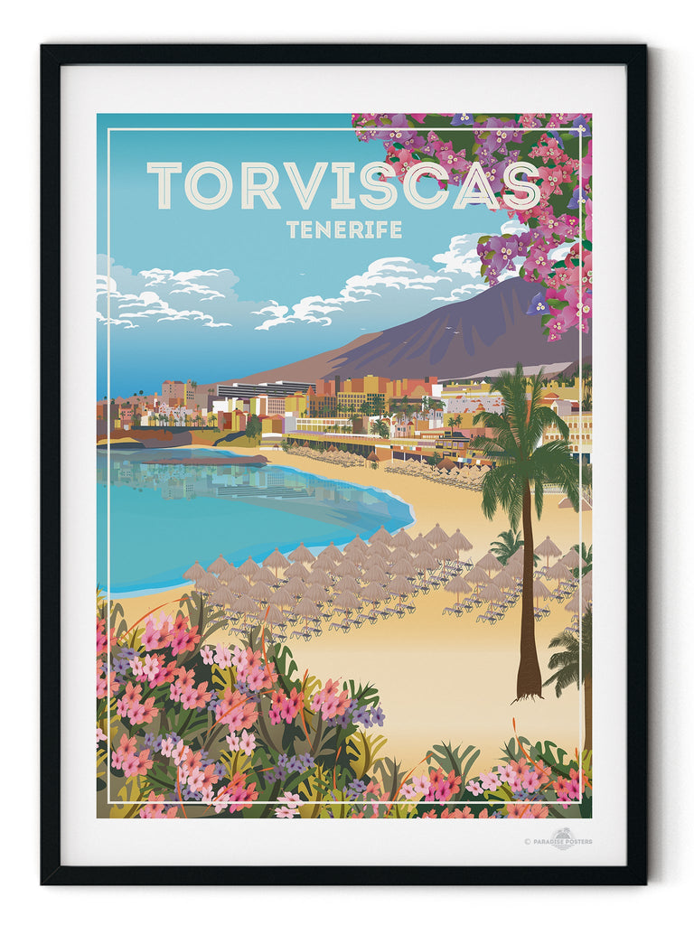 Torviscas Tenerife Poster Print Canary Islands Tenerife Torviscas