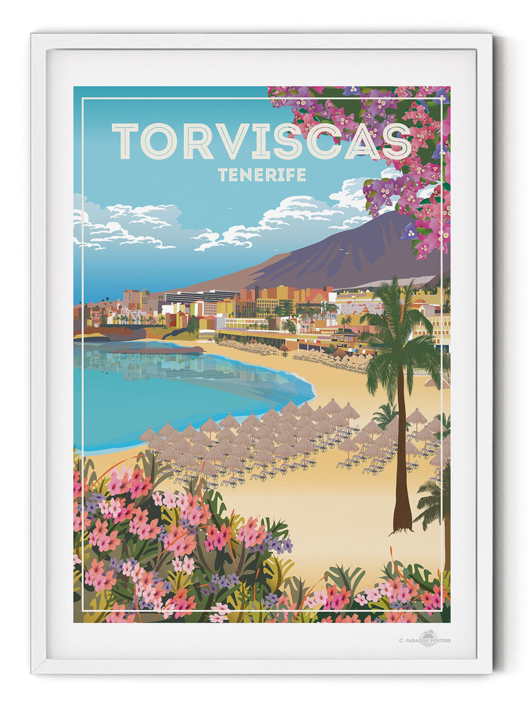 Torviscas Tenerife Poster Print Canary Islands Tenerife Torviscas