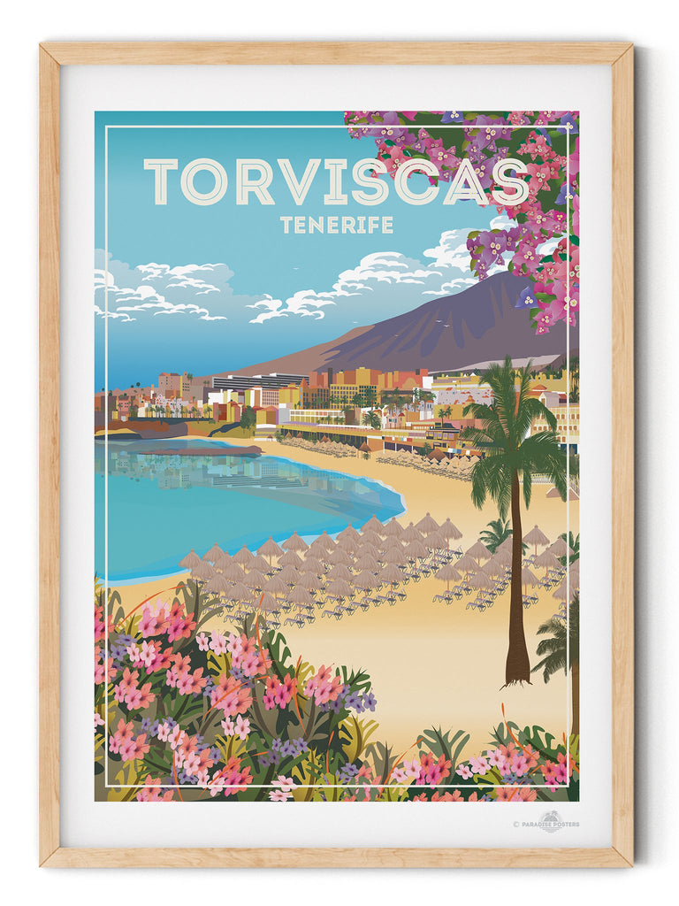 Torviscas Tenerife Poster Print Canary Islands Tenerife Torviscas