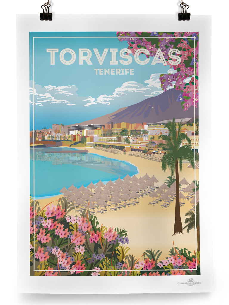 Torviscas Tenerife Poster Print Canary Islands Tenerife Torviscas